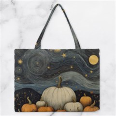 Pumpkin Halloween Zipper Medium Tote Bag by Ndabl3x