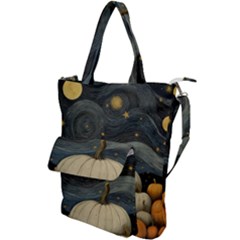 Pumpkin Halloween Shoulder Tote Bag by Ndabl3x