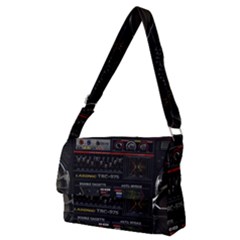 Daft Punk Boombox Full Print Messenger Bag (m) by Sarkoni