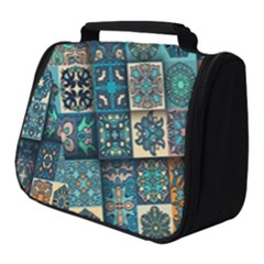 Texture, Pattern, Abstract, Colorful, Digital Art Full Print Travel Pouch (small) by nateshop