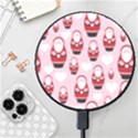 Christmas Santa Pattern Wireless Fast Charger(Black) View1