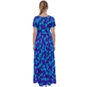 Flowers And Bloom In Perfect Lovely Harmony High Waist Short Sleeve Maxi Dress View2