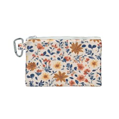 Boho Flowers Seamless Patternn Canvas Cosmetic Bag (small) by Jack14