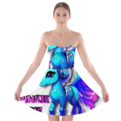 Pinkie Pie  Strapless Bra Top Dress by Internationalstore