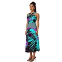 Aesthetic art  Sleeveless Cross Front Cocktail Midi Chiffon Dress View2