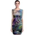 Abstract Blossoms  Classic Sleeveless Midi Dress View1