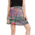 Abstract Flowers  Waistband Skirt View1