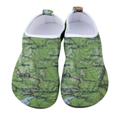 Map Earth World Russia Europe Men s Sock-style Water Shoes