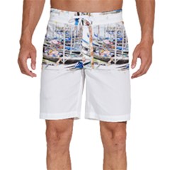 Venice T- Shirt Venice Voyage Art Digital Painting Watercolor Discovery T- Shirt (5) Men s Beach Shorts by ZUXUMI