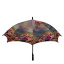 Floral Blossoms  Golf Umbrellas View3