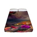 Floral Blossoms  Fitted Sheet (Full/ Double Size) View1