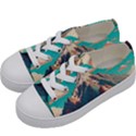 Mountain Mount Fuji Kids  Low Top Canvas Sneakers View2