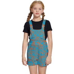 Animal Print Pattern Kids  Short Overalls by Pakjumat