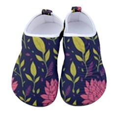 Flower Pattern Design Kids  Sock-style Water Shoes by Pakjumat