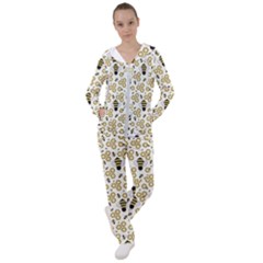 Bee Honeycomb Honeybee Insect Women s Tracksuit by Pakjumat