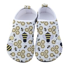 Bee Honeycomb Honeybee Insect Kids  Sock-style Water Shoes by Pakjumat