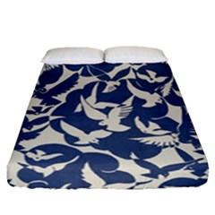Bird Animal Animal Background Fitted Sheet (queen Size) by Pakjumat