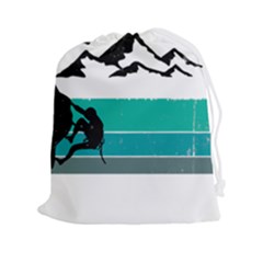 Boulder T- Shirt Climbing Bouldering Fun Mountaineering T- Shirt Drawstring Pouch (2xl) by JamesGoode