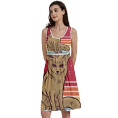 Fennec Fox T- Shirt Fennec Fox Is My Spirit Animal T- Shirt Classic Skater Dress by ZUXUMI