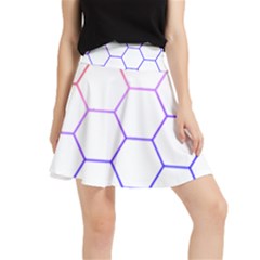 Abstract T- Shirt Honeycomb Pattern T- Shirt Waistband Skirt by EnriqueJohnson