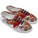 Funny Santa Claus Christmas Women s Classic Low Top Sneakers View3