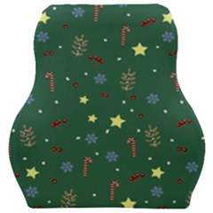 Twigs Christmas Party Pattern Car Seat Velour Cushion  by uniart180623