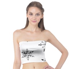 Black And White Pattern T- Shirt Black And White Pattern 12 Tube Top by EnriqueJohnson