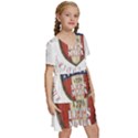 Trump 2024 The Final Battle Kids  Short Sleeve Tiered Mini Dress View3