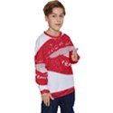 Lips -25 Kids  Crewneck Sweatshirt View3