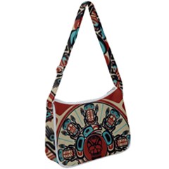 Skull Grateful Dead Phone Gratefuldead Zip Up Shoulder Bag by Sarkoni