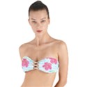 Hawaii T- Shirt Hawaii Floral Trend T- Shirt Twist Bandeau Bikini Top View1