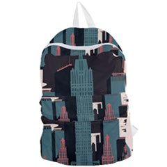 New York City Nyc Skyline Cityscape Foldable Lightweight Backpack by uniart180623