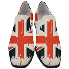 Union Jack England Uk United Kingdom London Women Slip On Heel Loafers by uniart180623