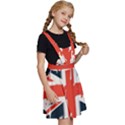 Union Jack England Uk United Kingdom London Kids  Apron Dress View3