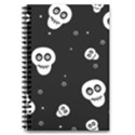 Skull Pattern 5.5  x 8.5  Notebook View1