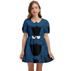 Funny Face Kids  Short Sleeve Dolly Dress by Ket1n9