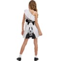 Panda Love Heart Kids  One Shoulder Party Dress View4