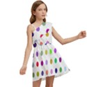 Circle Pattern(1) Kids  One Shoulder Party Dress View2