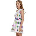 Circle Pattern(1) Kids  One Shoulder Party Dress View3