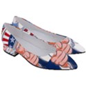 United States Of America Images Independence Day Women s Block Heels  View3