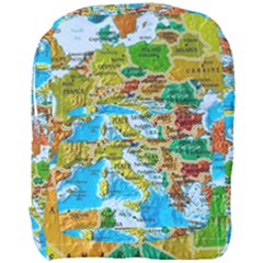 World Map Full Print Backpack by Ket1n9