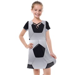 Soccer Ball Kids  Cross Web Dress by Ket1n9