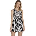 Ying Yang Tattoo Sleeveless High Waist Mini Dress View1