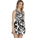 Ying Yang Tattoo Sleeveless High Waist Mini Dress View3