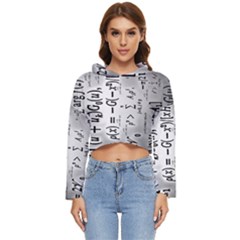 Science Formulas Women s Lightweight Cropped Hoodie by Ket1n9