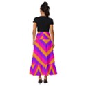 Chevron Tiered Ruffle Maxi Skirt View4