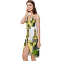 White-wine-red-wine-the-bottle Wrap Frill Dress View2