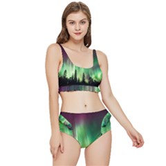 Aurora-borealis-northern-lights Frilly Bikini Set by Ket1n9