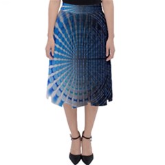 Data-computer-internet-online Classic Midi Skirt by Ket1n9