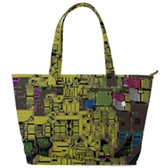 Technology Circuit Board Back Pocket Shoulder Bag  by Ket1n9